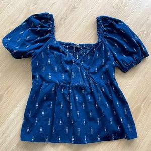 Madewell navy summer tunic size M